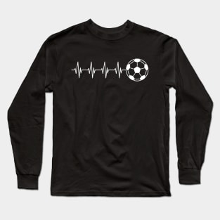 Soccer Heartbeat w Long Sleeve T-Shirt